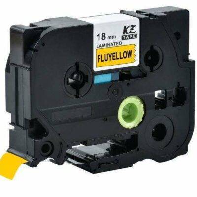 Compatible Brother 18mm TZ-C41 Fluorescent Laminated Tape
