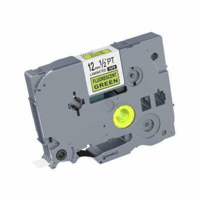 Compatible Brother P-Touch TZ-D31 - 12mm Black on Fluorescent Green