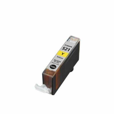Yellow Canon CLI-521Y Compatible Ink Cartridge